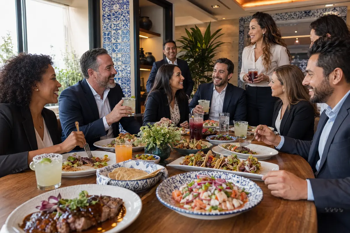 Corporate catering event